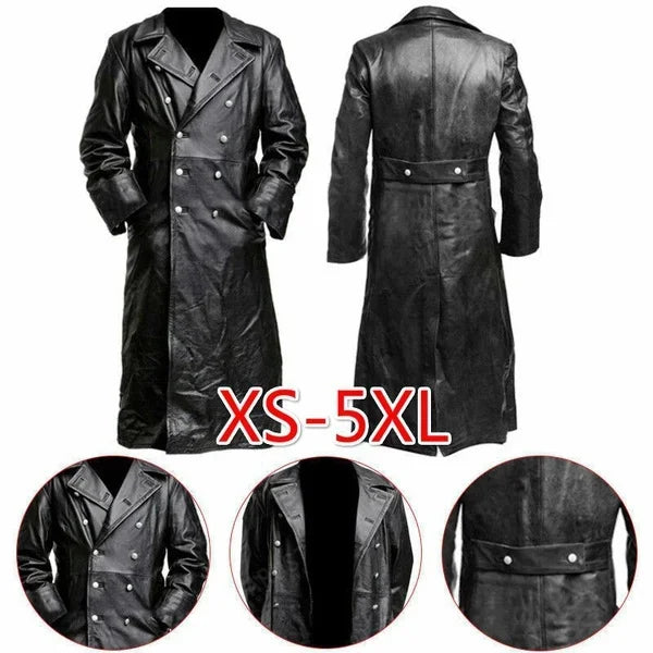 Punk & Gothic Medieval Steampunk Trench Coat Plague Doctor Fancy Dress Men's Casual Daily Adults' Coat