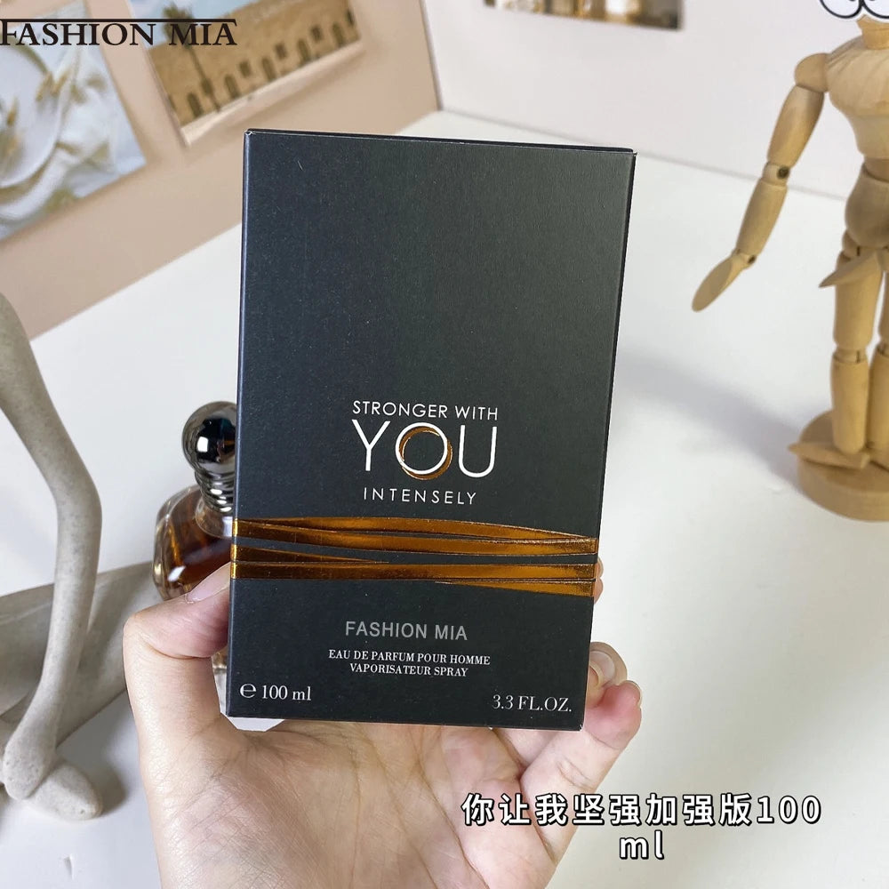 100ml Parfum homme Stronger With You Intensely de haute qualité, longue durée, boisé, atomiseur corporel, cadeaux