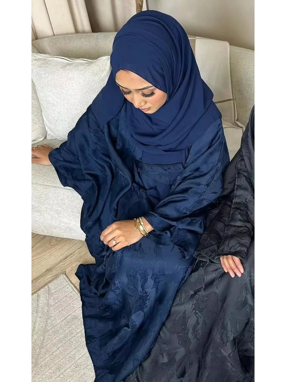 Muslim Dress Women Eid Abaya Turkish Kaftan Vestidos Arabic Long Robe Ramadan Morocco Dubai Abayas Jalabiya Modest Dresses