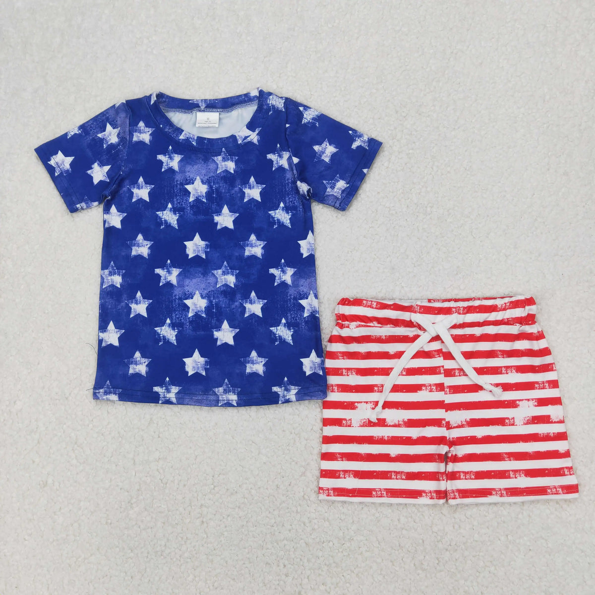 4.21y RTS Western Boys CAMO MAMA'S BOY Vintage Short Sleeve Back to School Pantsuit Children Outfits for Boys