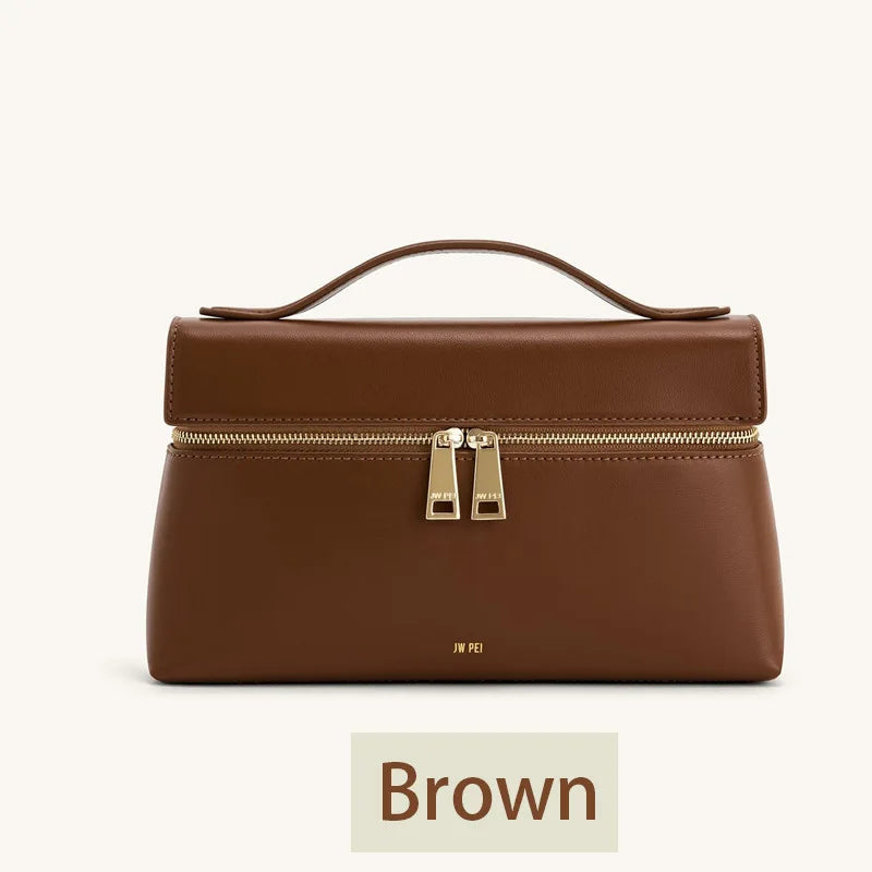 JWPEI Box Bag Thea - A Simple Commuting Lunch Box Bag for Women, Handheld and Crossbody, Fashionable and Versatile Small Bag