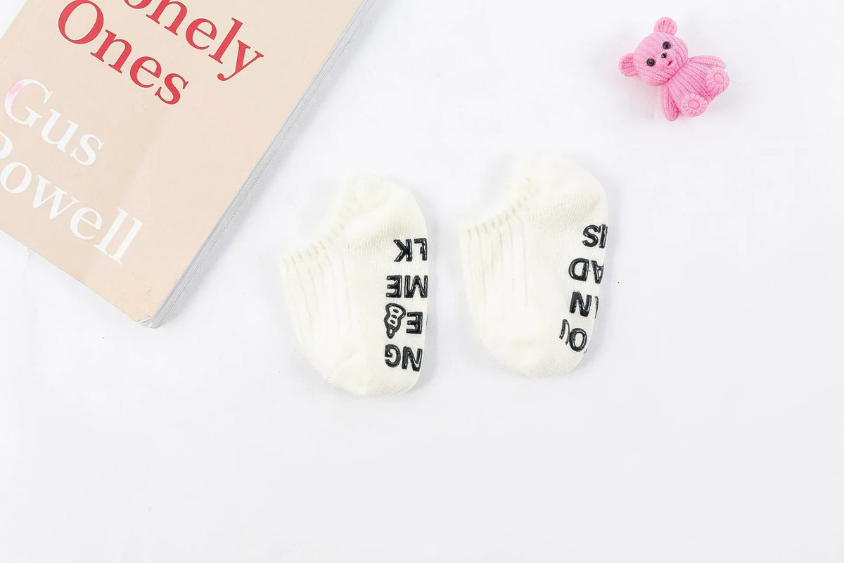 Cute Baby Anti-slip Socks Breathable Cotton Rubber Floor Boys Girls Ankle Socks Newborn Infant Toddler Kids Socks 0-7years Old