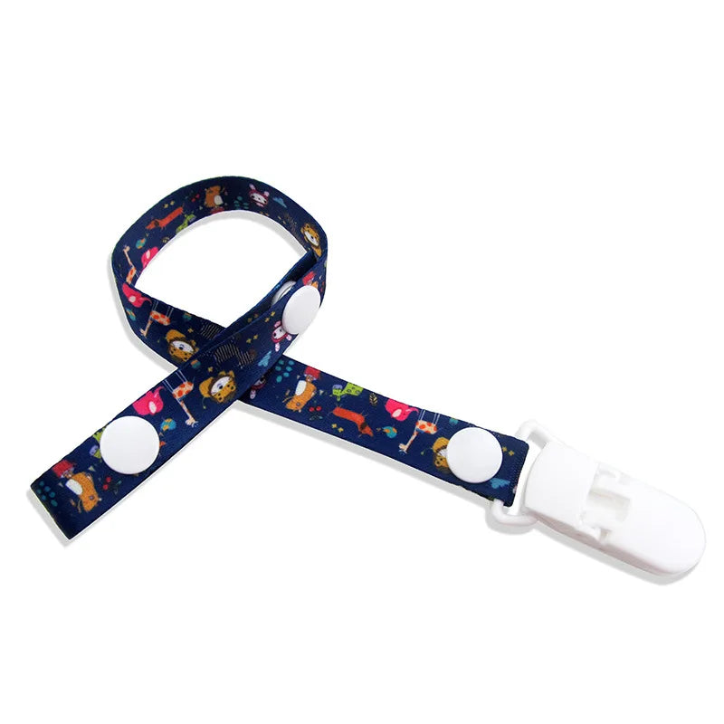 Adjust Baby Pacifier Clip Chain Ribbon Dummy Holder Chupetas Soother Pacifier Clips Leash Strap Nipple Holder for Infant Feeding