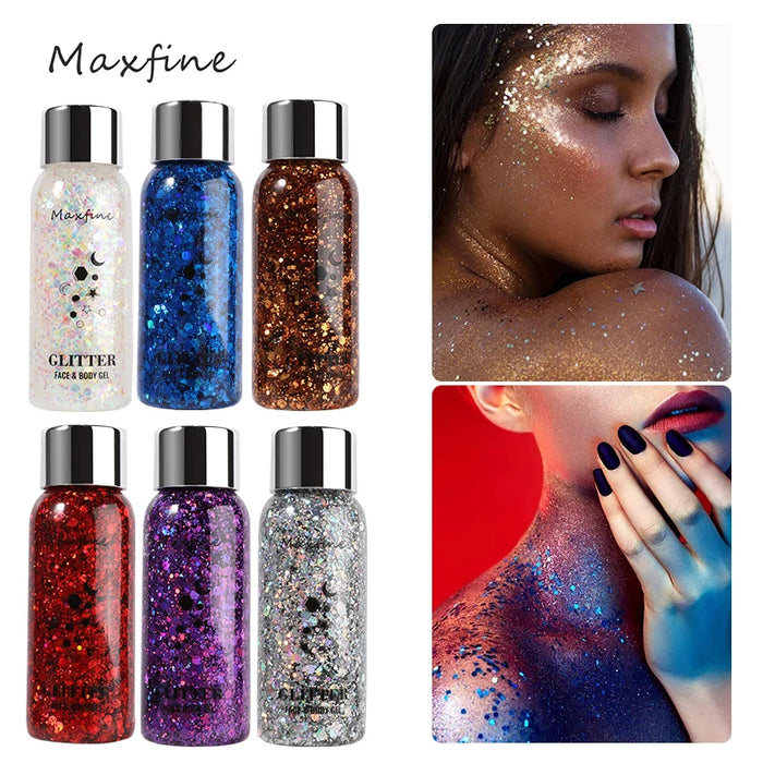 Shimmer Sparkle Body Face Glitter Parties and Makeup Art Safe for All Skin Type Easy to Apply Long Lasting