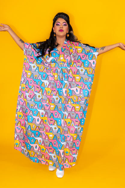 Caftan de poche 8 bits à pans coupés disponible en 2 options