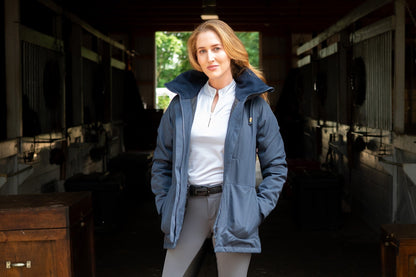 Veste d'équitation hivernale isolée 2.0 - Nuits bleues