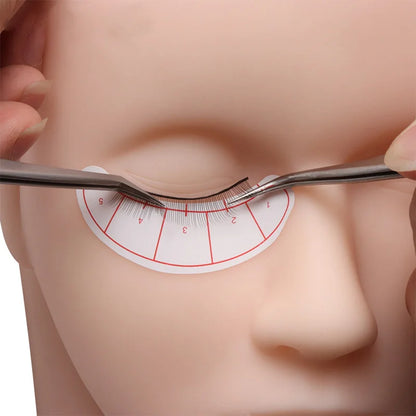 70 paires Faux cils Autocollant pour les yeux Extensions de cils Cils greffés Coussinets pour les yeux Patchs en papier Pansements Patchs d'entraînement Outil de maquillage