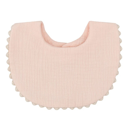 Cotton Gause Baby Bibs Solid Color Absorbent Baby Tassel Bib Newborn Burp Cloths Bandana Scarf for Kids Baby Girls Feeding Item