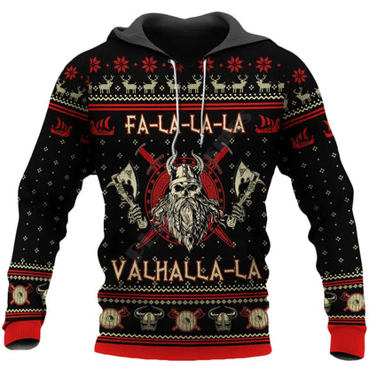 Viking Tattoo 3D Printed Hoodies zipper hoodie women For men Halloween Pullover Christmas Sweatshirts Cosplay Costume 05