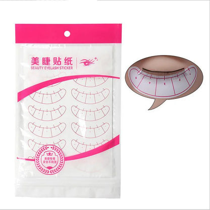70 paires Faux cils Autocollant pour les yeux Extensions de cils Cils greffés Coussinets pour les yeux Patchs en papier Pansements Patchs d'entraînement Outil de maquillage