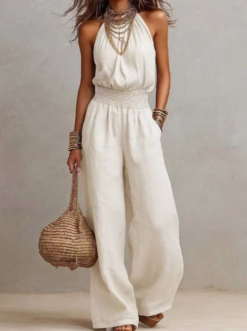 Pantalon ample décontracté à jambes larges, style rétro européen et américain, salopette de travail à jambes droites pour femmes, collection été 2026, succès transfrontalier.