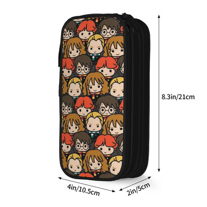 New H-HP-P Harrys Potters Pencil Cases  Pencil Pouch Pen Holder for Girl Boy Large Storage Bags Office Gifts Accessories