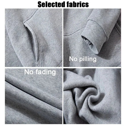 Sweat-shirt à capuche décontracté et multifonctionnel en molleton imprimé, pour hommes et femmes, collection mode européenne et américaine 2025.