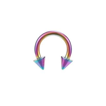 F136 Titane Piercing Pointe Conique Perle Ronde Zircon Hélice Anneaux de Nez Septum Cartilage Labret Boucle d'Oreille Bijoux de Corps Vente en Gros