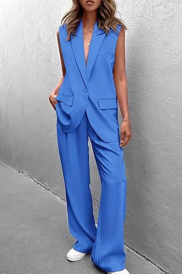 Customized Women's 2 Piece Outfits Sleeveless Suit Vest Womenzara woman 2025 new collection ropa mujer traf