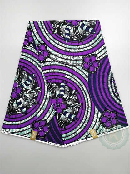Prevalent African Wax Print Ankara Fabrics 100% Cotton Nigerian Style Patchwork Sewing Guaranteed Veritable Real Wax For Dresses