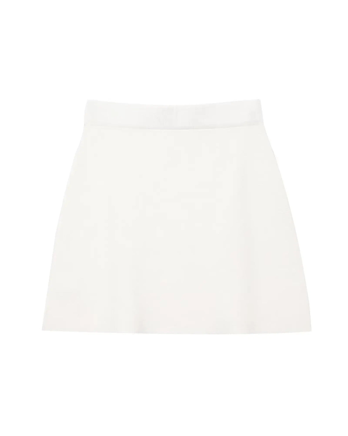 HH Women's Elegant Suit Round Collar Single-Breasted With Short Sleeve Pocket Knitted Top+Elastic Waist Mini Skirt Set