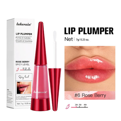 Instant Plumping & High Shine Lip Gloss Deep Hydrate Long-Lasting Moisturizing Lip Plumper Serum Sexy Lips Care Korean Makeup