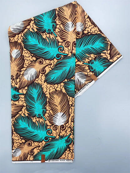 Prevalent African Wax Print Ankara Fabrics 100% Cotton Nigerian Style Patchwork Sewing Guaranteed Veritable Real Wax For Dresses