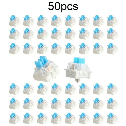 20/50/100pcs Keyboard Switch Keyboard Clicker Key 3 Pin Tactile Switch For Replacement Mechanical Keyboard Accessories