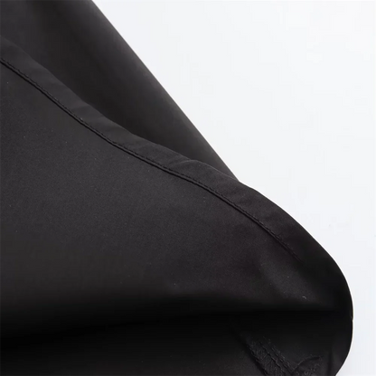 Jupe Mooyufon 2025 pour femme : tempérament polyvalent, coupe ample et décontractée, couleur unie, taille haute, longueur moyenne, ligne A