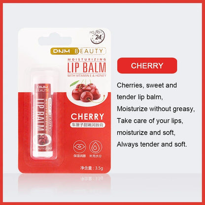 Fruit Lip Balm Winter Fashion Moisturizing Lip Oil Long-Lasting Clear Transparent Natural Aloe Lipstick Lip Care Lipstick Makeup