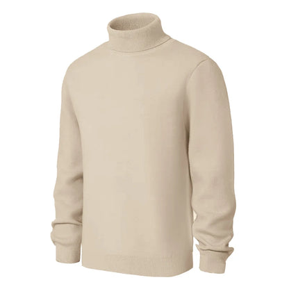 Animal Game Men's Cold Blouse Turtleneck Sweater Luxury Woolen Knitwear Casual Pullover Long Outerwear Solid Warm Streetwear