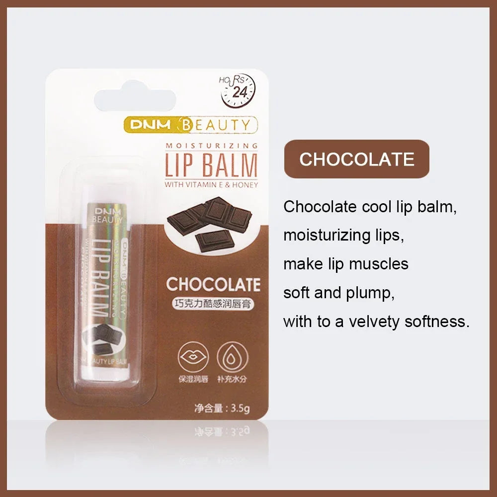 Fruit Lip Balm Winter Fashion Moisturizing Lip Oil Long-Lasting Clear Transparent Natural Aloe Lipstick Lip Care Lipstick Makeup