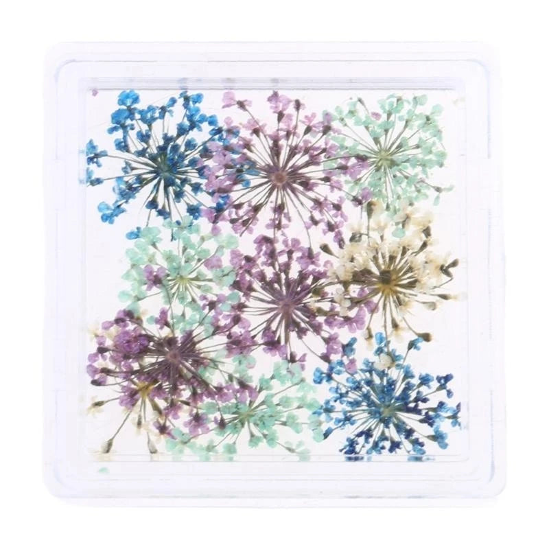 Dried Flower Nails Art Charms Japanese Charms Nails Art Decoration for Acrylic Nails Manicure Accessories