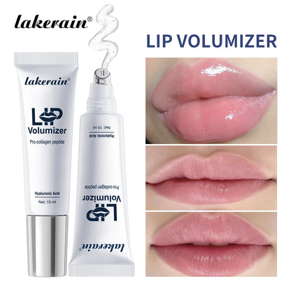 Lip Plumper Gloss Serum Volumizer Deep Hydration Nourishing Moisturizing Fragrance Free Smooth Non Sticky Lip Care