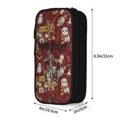 New H-HP-P Harrys Potters Pencil Cases  Pencil Pouch Pen Holder for Girl Boy Large Storage Bags Office Gifts Accessories