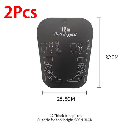 2Pcs Boot Shaper Stands Form Inserts Tall Boot Support Keep Boots Tube Shape for Women Men Plastic Long boots support