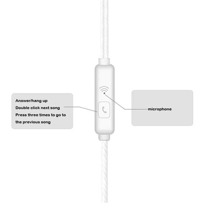 3.5mm Wired Headset With Mic For Smart Phone Computer Tablet Running Fitness Music Gear Audio Gear Gaming Sports Running Headset