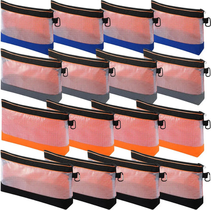 Sac de rangement étanche en PVC transparent pour outils, sac antistatique pour matériel, sac portable pour pièces, sac de travail multifonctionnel et pratique