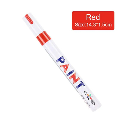 3 Marqueurs Peinture Blancs, Stylos Peinture Étanche à Base d'Huile pour Pneus de Voiture, Séchage Rapide et Permanent