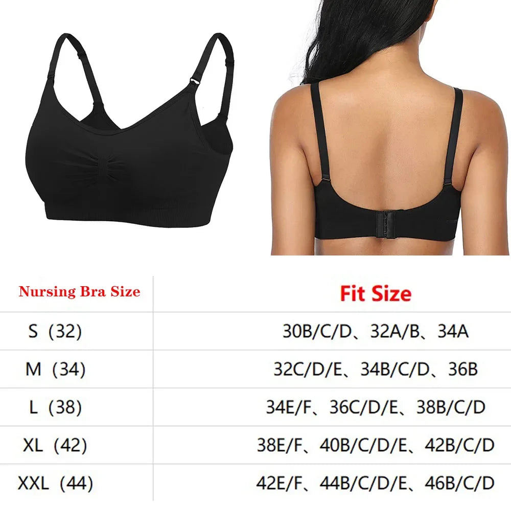 1/3pcs Breastfeeding Bras Maternity Nursing Bra