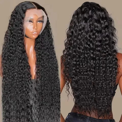 200 Density Hd Transparent Loose Deep Wave Lace Frontal