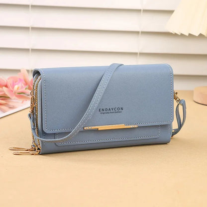 Sac Portefeuille Convertible Femme Taille Moyenne – Pochette d'Épaule avec Porte-Monnaie, Multifonctionnel