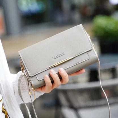 Sac Portefeuille Convertible Femme Taille Moyenne – Pochette d'Épaule avec Porte-Monnaie, Multifonctionnel