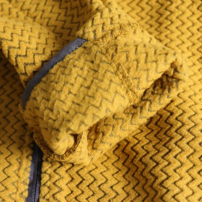 Outdoor Jacket, Casual, Fishing, Cycling, Camping, Hiking, Mountaineering, Trekking, Wave Pattern, Stand-up Collar Fleece Jacket