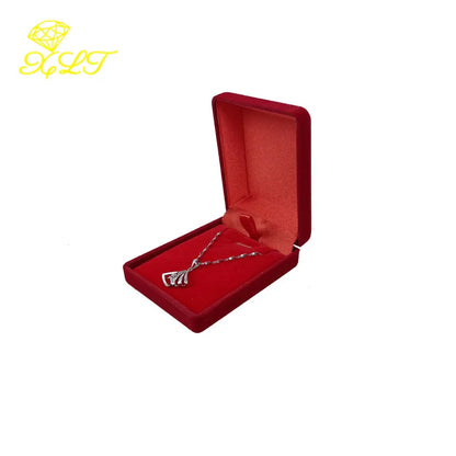 1 boîte à bijoux pour pendentif, boîte cadeau de présentation de bijoux, emballage de pendentif, boîte de rangement, porte-collier, boîte de rangement pour pendentif