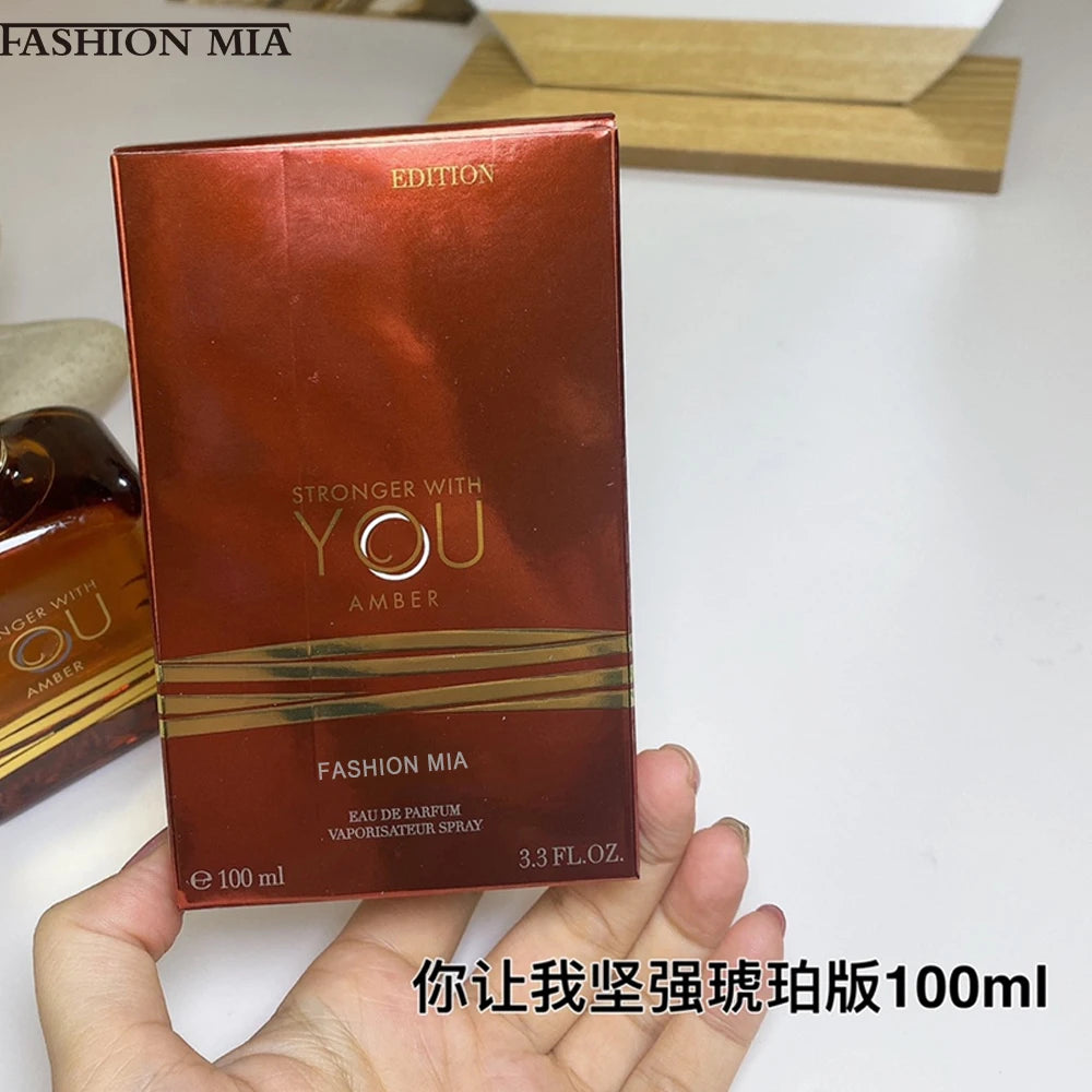 100ml Parfum homme Stronger With You Intensely de haute qualité, longue durée, boisé, atomiseur corporel, cadeaux