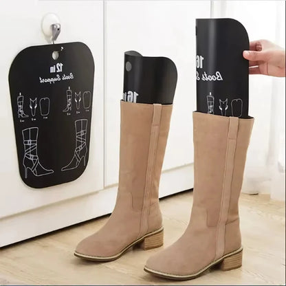 2Pcs Boot Shaper Stands Form Inserts Tall Boot Support Keep Boots Tube Shape for Women Men Plastic Long boots support