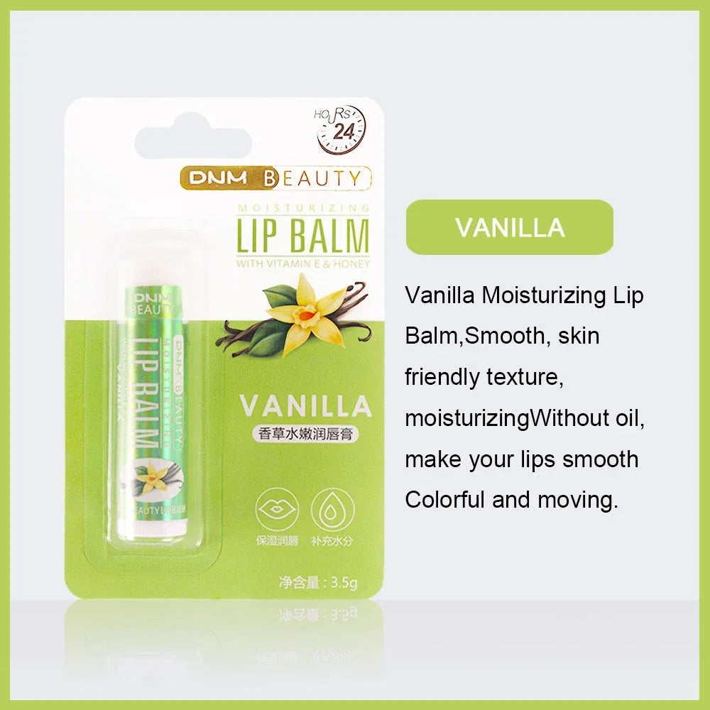 Fruit Lip Balm Winter Fashion Moisturizing Lip Oil Long-Lasting Clear Transparent Natural Aloe Lipstick Lip Care Lipstick Makeup