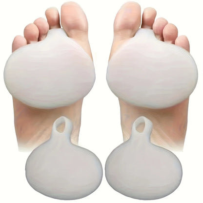 4pcs Silicone Gel Insole - Foot-Specific Metatarsal Pads, Foot Care Additions, Forefoot Pads