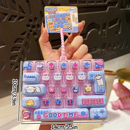키캡 26 Key Cap Giant Keycap Keychain Gifts Keycap Clicker Keyboard Bag Charms Key Caps Keyboard Fidgets Clicker Gifts 대왕키캡
