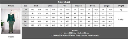 Party Evening Dresses Elegant Women Luxury Bodycon Maxi Dress Long Sleeve Robes Africa Clothes Birthday Wedding Prom Ladies Gown