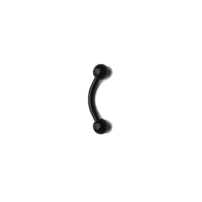 16G Bioflex Acrylic Curved Barbell Horseshoe Lip Eyebrow Rings Piercing Retainer Plastic Flexible Nose Septum Belly Piercing