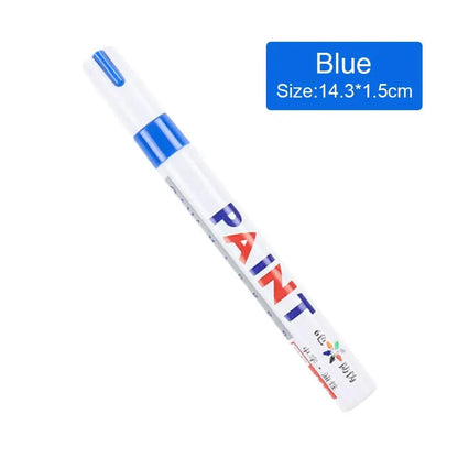 3 Marqueurs Peinture Blancs, Stylos Peinture Étanche à Base d'Huile pour Pneus de Voiture, Séchage Rapide et Permanent