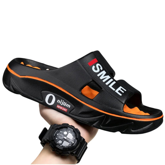 Pantoufles de massage d'été pour homme, sandales d'intérieur et d'extérieur, chaussures de plage décontractées pour homme, claquettes souples, tongs, pantoufles de maison pour homme et femme